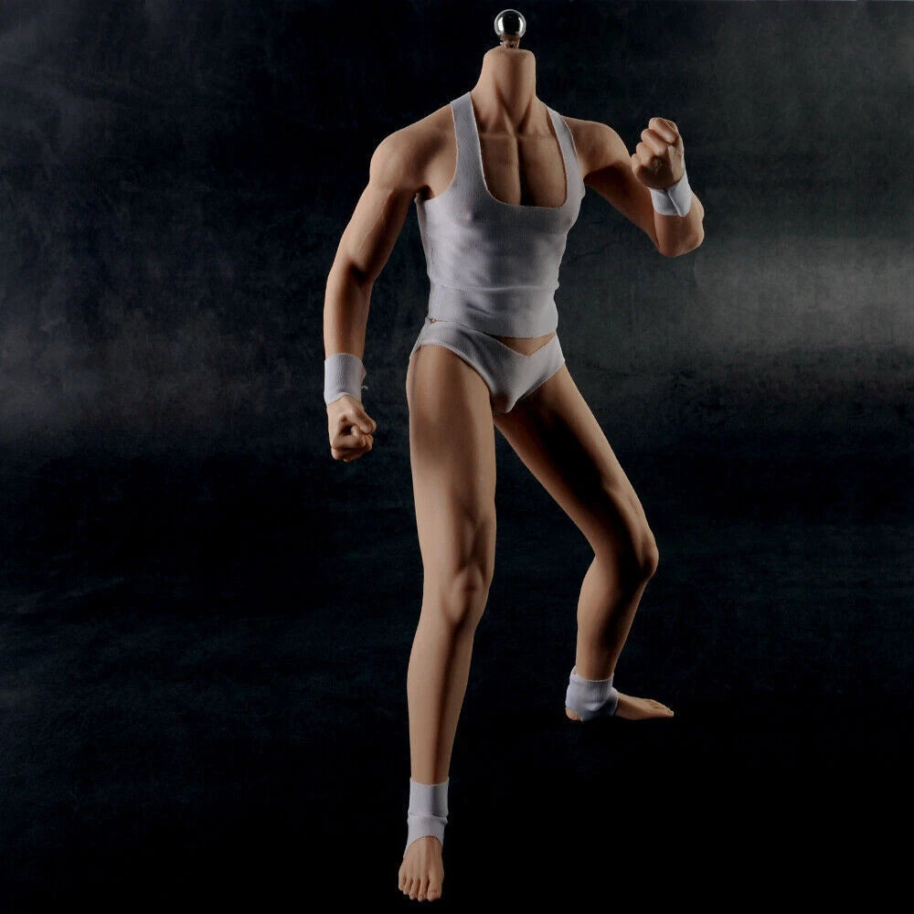 1:6 JIAOU DOLL Seamless Male Body Suntan Flexible Action Figure Changable Feet 07FC0E-D4 - KOEEK