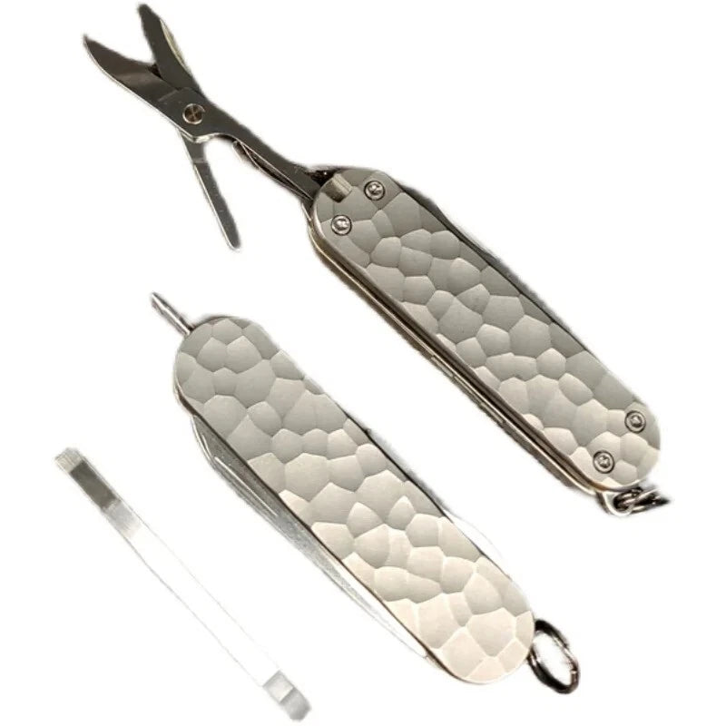 EDC Titanium Alloy Knife Handle Scales for VICTORINOX RAMBLER 0.6225 58mm Knife 07FC0E-D4 - KOEEK