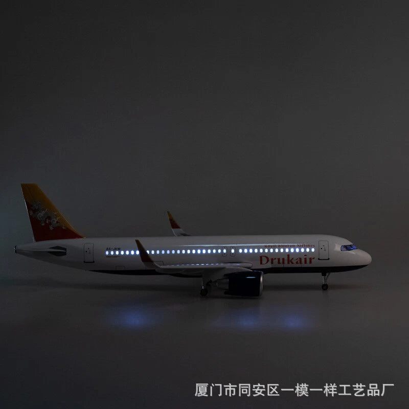 1/80 Bhutan Airlines A320neo passenger Plane B747 47cm Airplane Display Toy 07FC0E-D4 - KOEEK