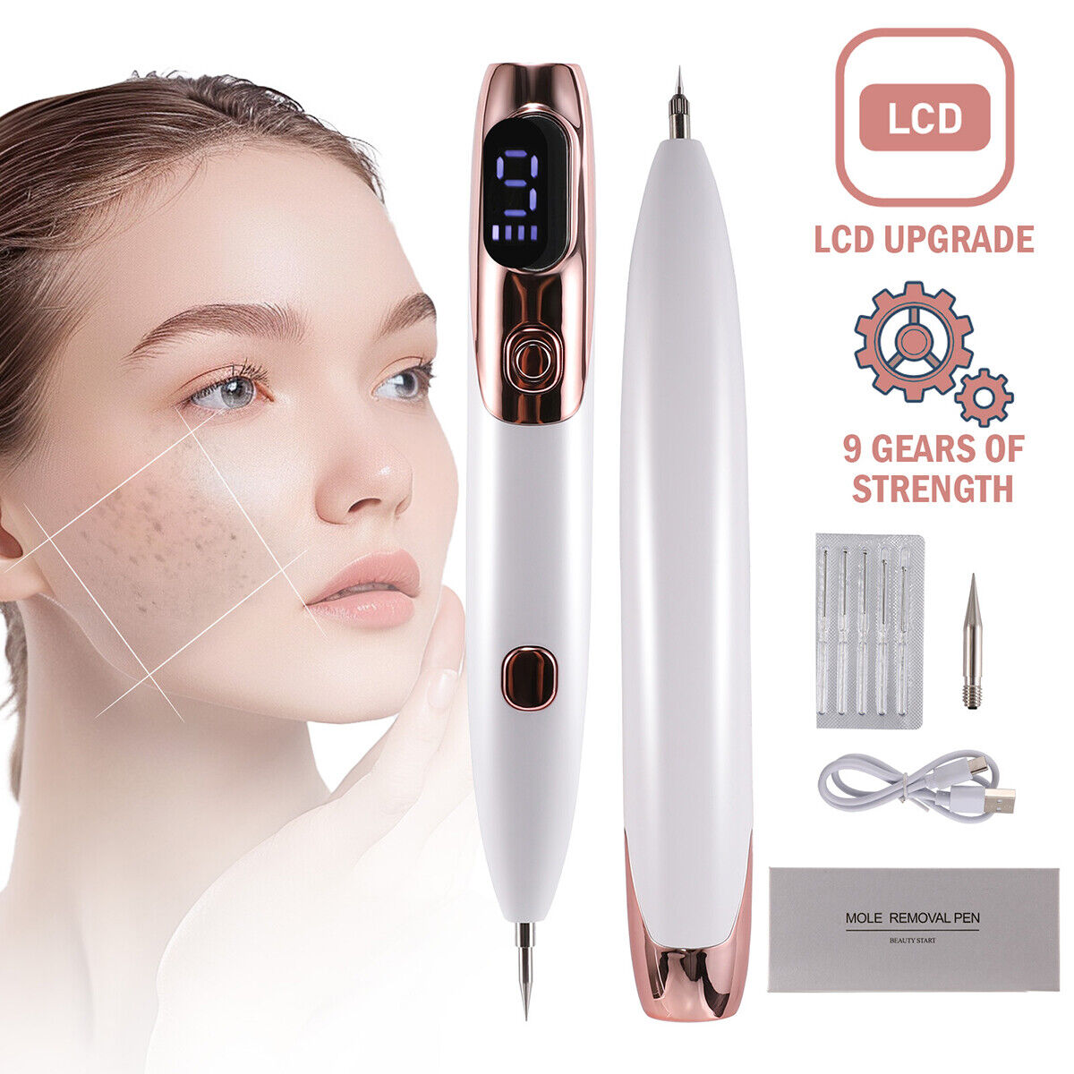 ny Laser Verrugas Quita Electrico Remover Pen Para Mezquinos Maquina Elimina Pecas