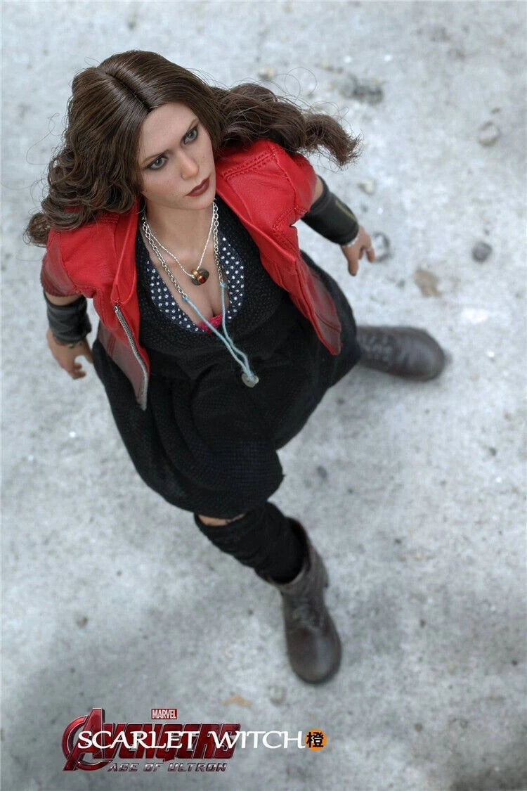 In Stock！HotToys 1/6 MMS301 Avengers 2 Age of Ultron Scarlet Witch Figure Toy 07FC0E-D4 - KOEEK