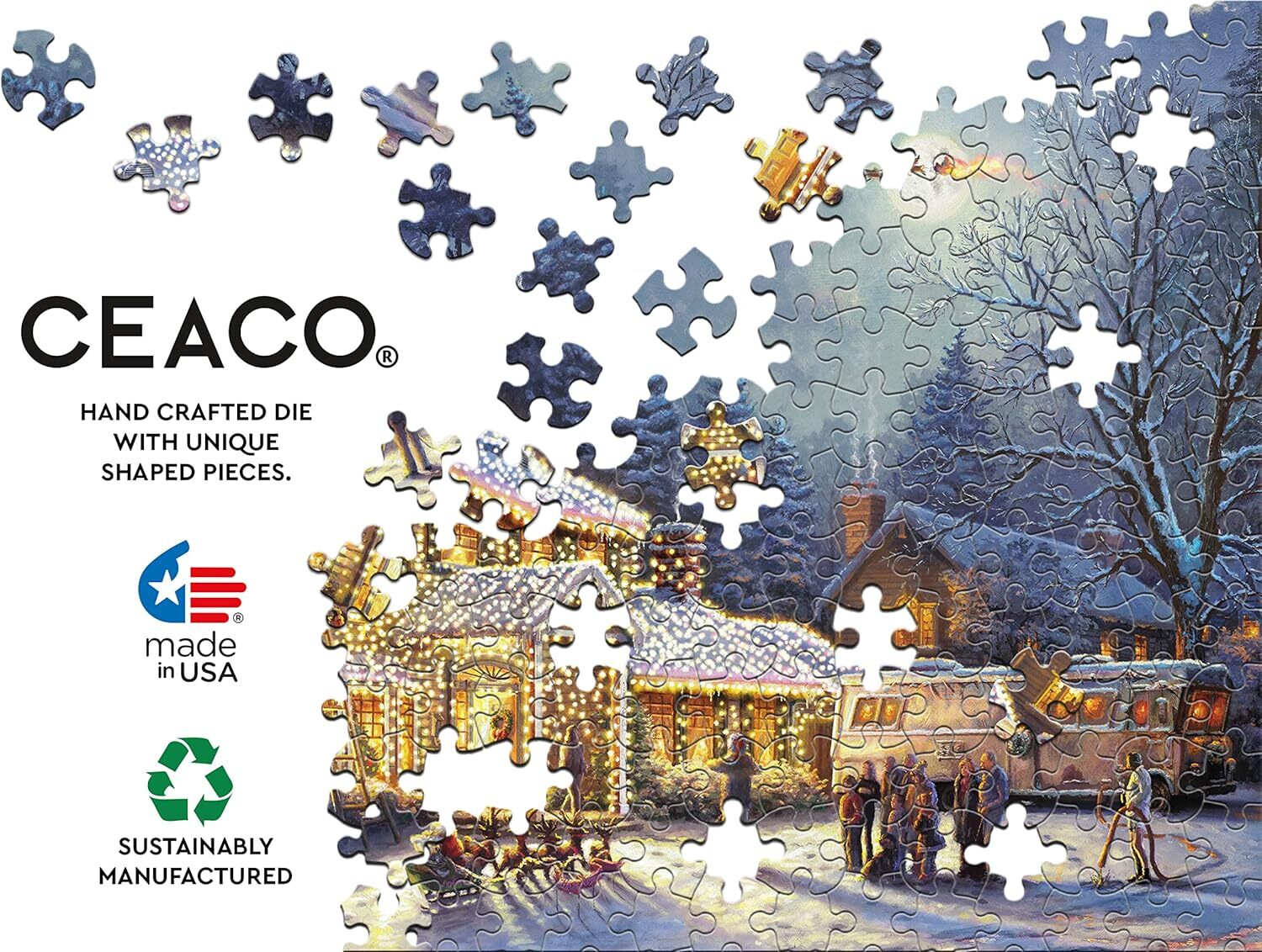 new Ceaco - Thomas Kinkade - Holiday Movies - National Lampoons Xmas Vacation -... CEACO - KOEEK