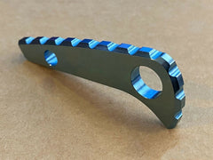 EDC 1PC Anodized Blue Titanium Back Spacer for Spyderco Paramilitary 2 Para2 C81 07FC0E-D4 - KOEEK