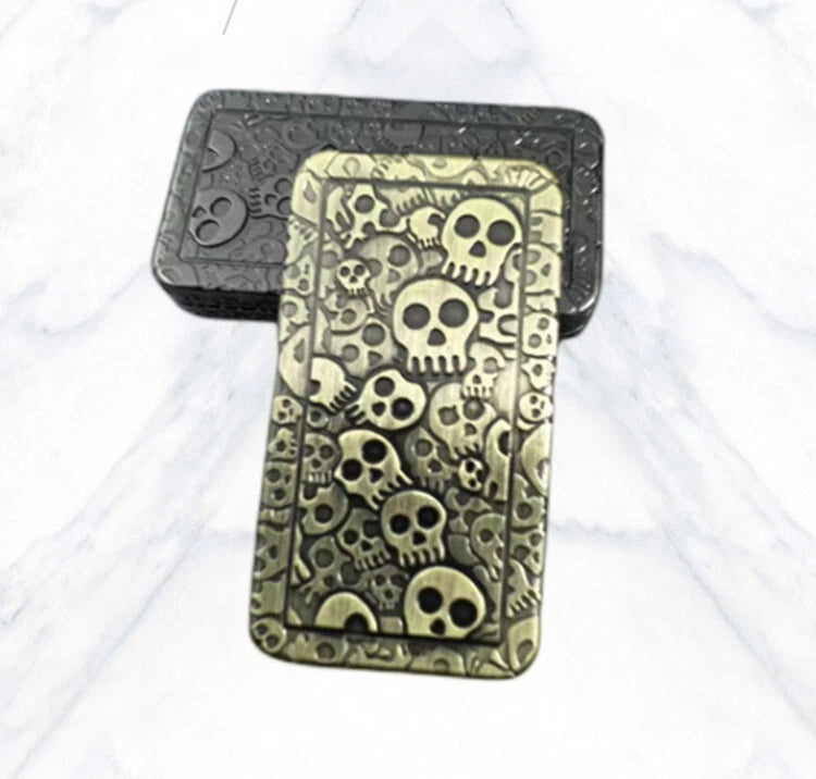 EDC Fidget Toys Metal Skull Magnetic Fidget Slider Adult Fidget Blocks ADHD Tool 07FC0E-D4 - KOEEK