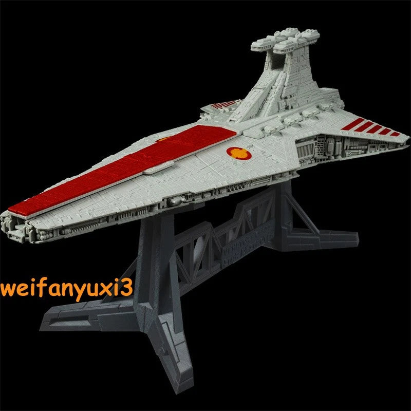1/3200 Star Wars Venator-class Star Destroyer 3D Print Assemble Model Kit w/Base 07FC0E-D4 - KOEEK