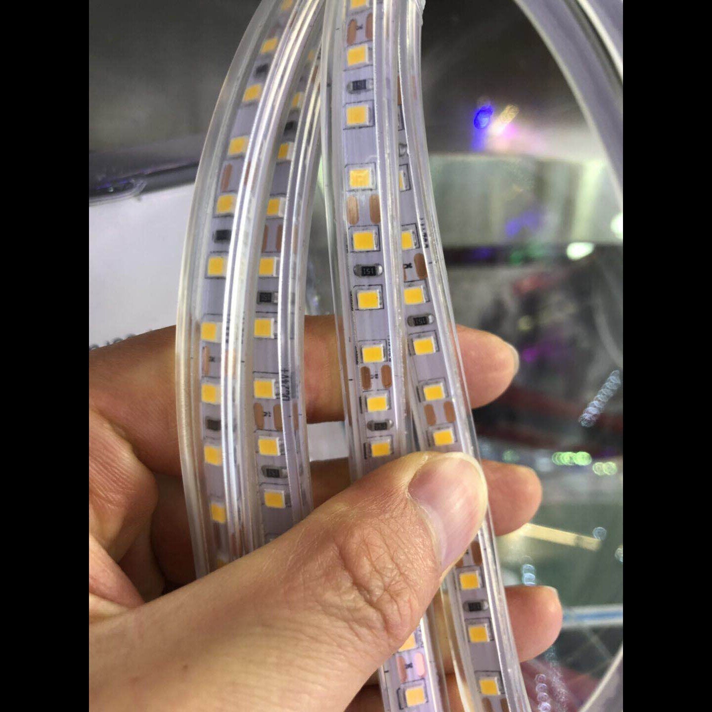 1-15M 24V 2835 120LED/M IP67 White Waterproof Flexible Rope Sign LED Strip Light 07FC0E-D4 - KOEEK