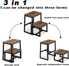 Step stool for adults and children, with a weight capacity of up to 500 pounds. 07FC0E-D4 - KOEEK