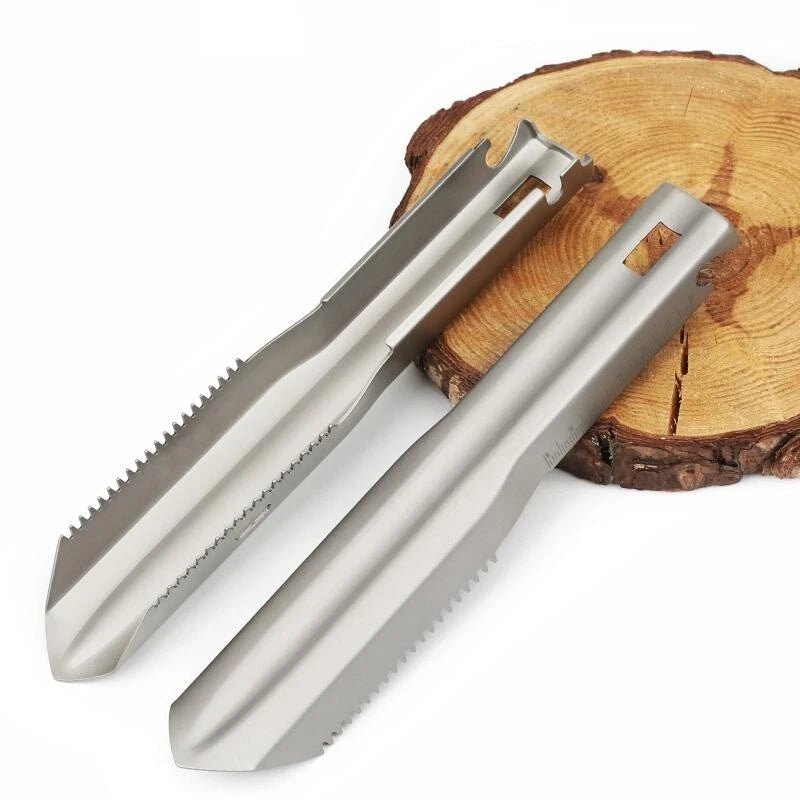 Pure Titanium Hand Trowel Small Ultralight Shovel Outdoor Multi Tool for Digging 07FC0E-D4 - KOEEK