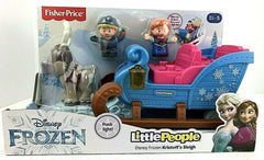 NIB Disney Frozen Kristoff's Sleigh Little People Anna Sven Light Up Christmas DISNEY - KOEEK