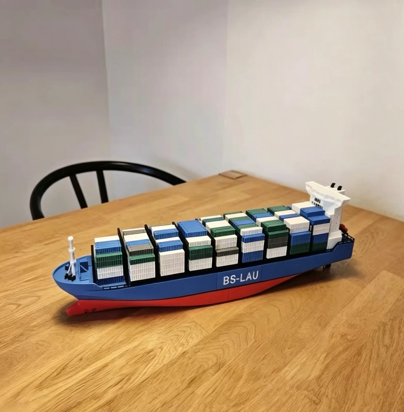 1/400 Container Ship 3D Printed 45cm Model, Static Display Collectible Gift 07FC0E-D4 - KOEEK