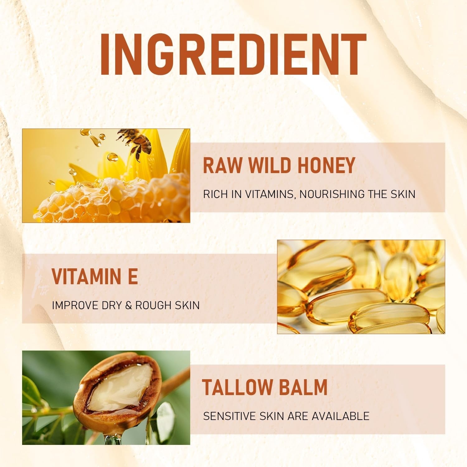 new Tallow and Honey Balm,Whipped Balm,Premium Beef Wild... 07FC0E-D4 - KOEEK