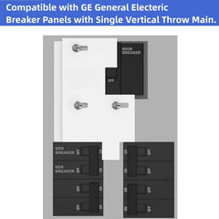 new Generator Interlock Kit Compatible with GE General Electeric Breaker Panels... 07FC0E-D4 - KOEEK