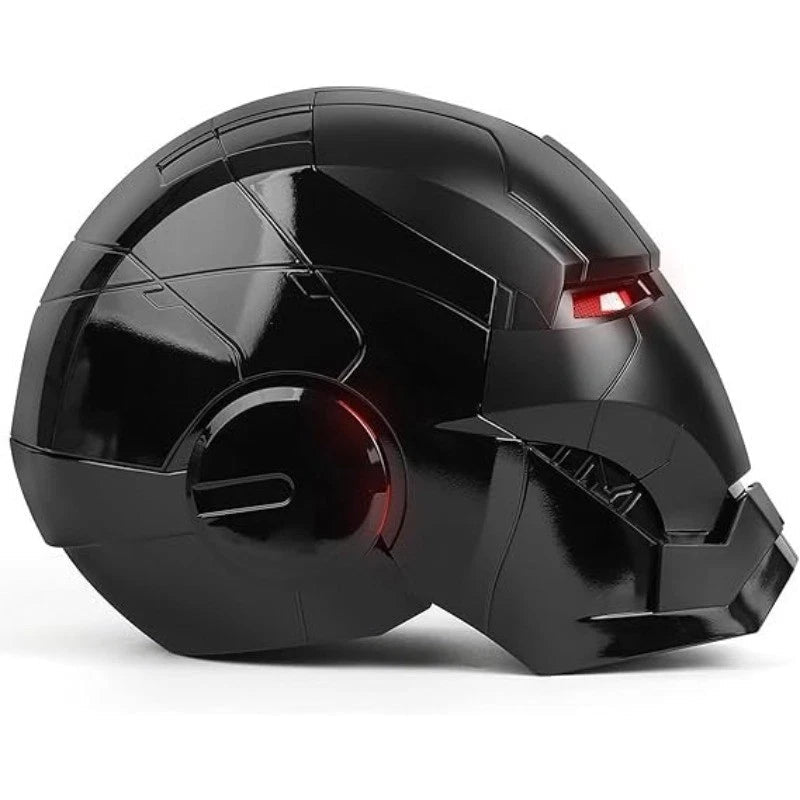 Iron Man MK5 Black 1:1 Helmet Wearable Voice-control Open&Close Cosplay Mask 07FC0E-D4 - KOEEK