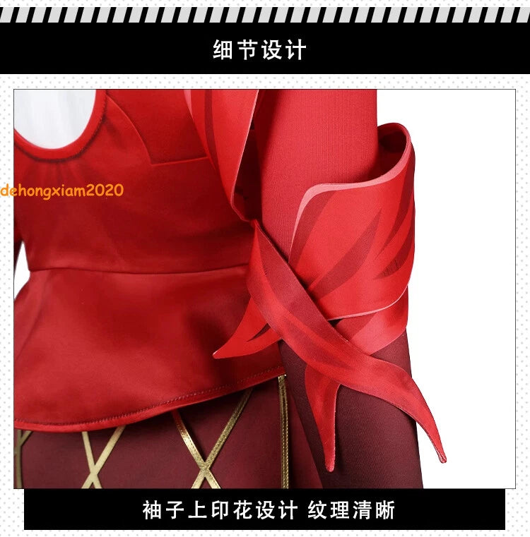 Marvel Rivals Scarlet Witch Costume Girls Cosplay Top Pants Outfit Set Halloween 07FC0E-D4 - KOEEK
