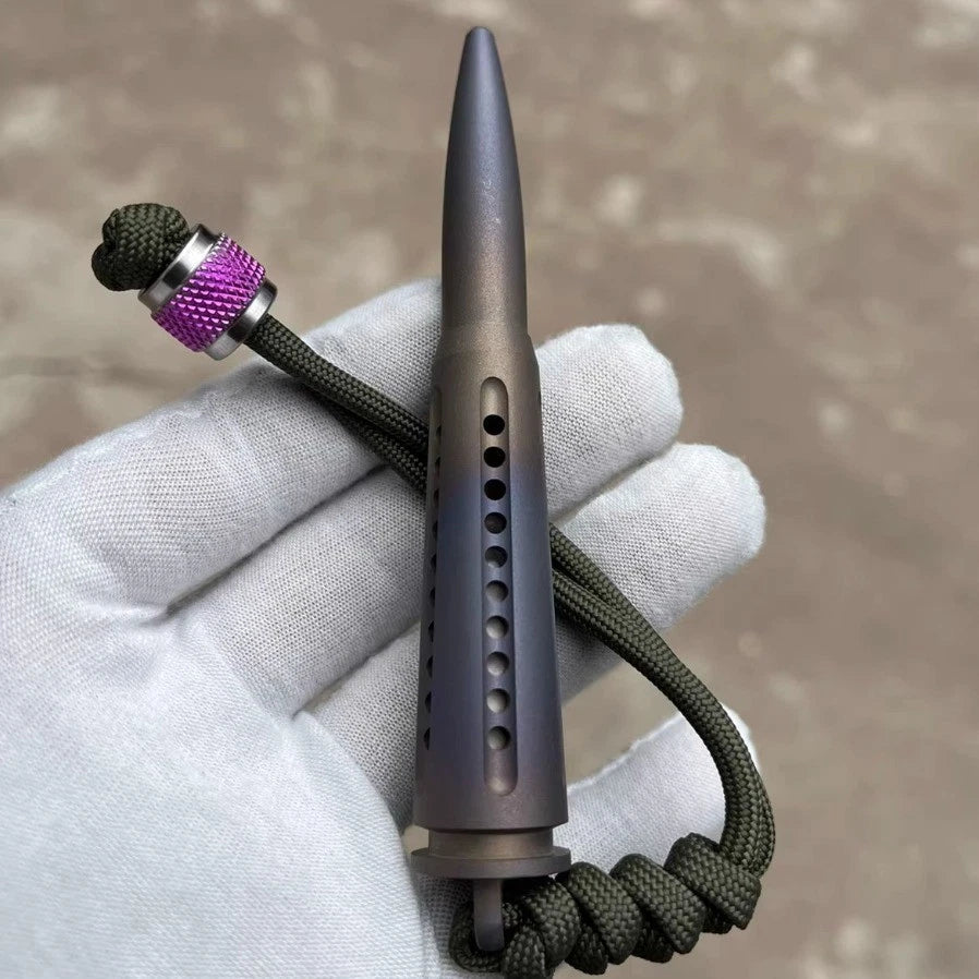 Titanium Alloy Window Breaker 17cm EDC Multi Tool Survival Gear 07FC0E-D4 - KOEEK