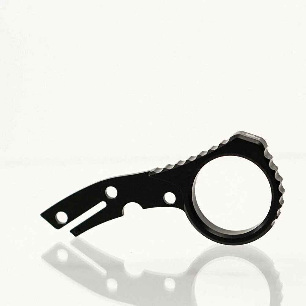 Back Aluminum Alloy Spacer Signet Ring For Spyderco Endura C10 C12 Folding Knife 07FC0E-D4 - KOEEK