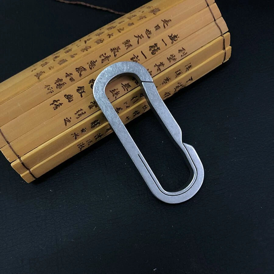 Titanium Alloy Multi EDC Keychain Carabiner Key Chain Backpack Hanging Buckle 07FC0E-D4 - KOEEK
