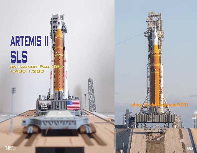 1/400 Artemis SLS Launch Scenario Cape Canaveral 39B 3D Printing A set Model 07FC0E-D4 - KOEEK