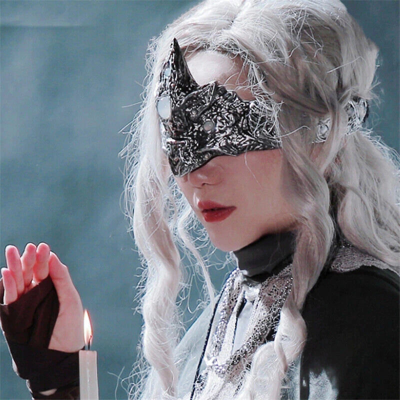 Dark Souls Ⅲ Fire Keeper Eye Mask Priestess Crown Cosplay Costumes Props PU Mask 07FC0E-D4 - KOEEK
