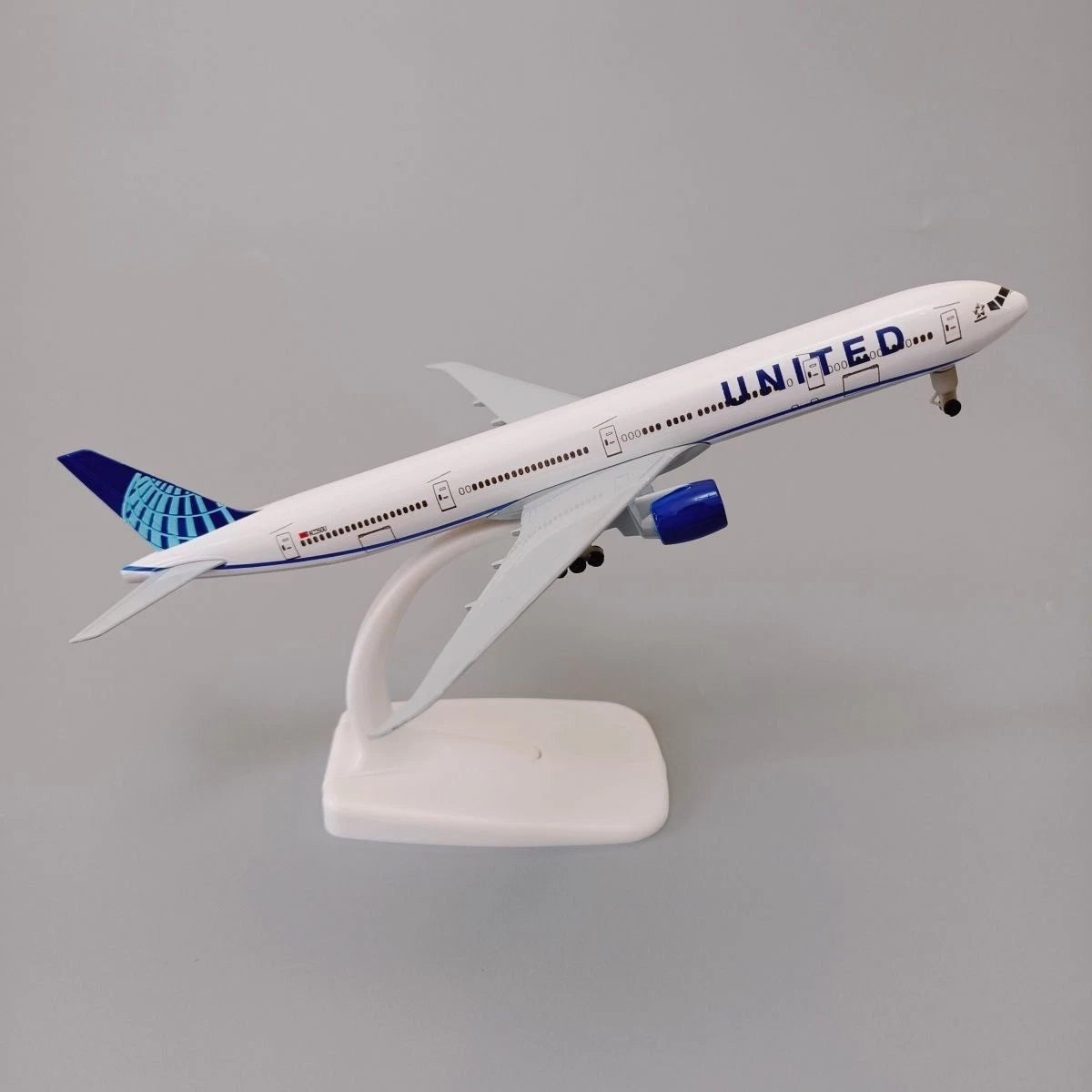 19cm United Airlines Boeing 777 Diecast Metal Aircraft Model  Display 07FC0E-D4 - KOEEK