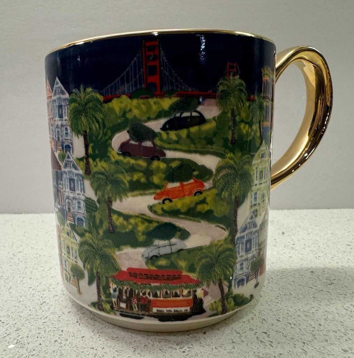 Anthropologie Holiday Mug Christmas Time In The City Peace, Joy & San Francisco ANTHROPOLOGIE - KOEEK