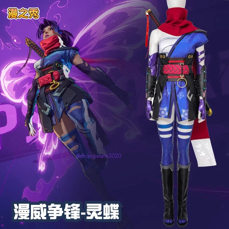 Game Marvel Rivals Psylocke Cosplay Costume Outfit Full Set Dress Suit Halloween 07FC0E-D4 - KOEEK