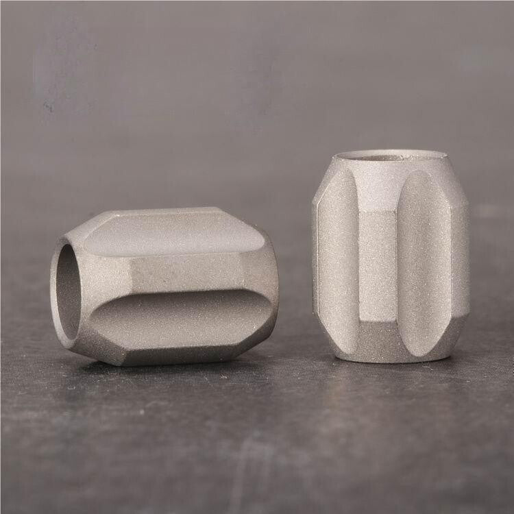 EDC Titanium Knife Lanyard Bead Paracord Parachute Cord Pendant Bracelet Bead 07FC0E-D4 - KOEEK