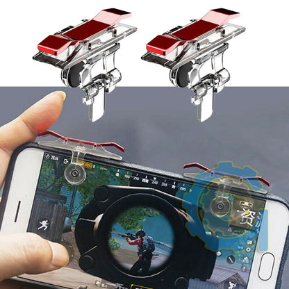1 Pairs Mobile Phone Gaming Trigger Fire Button Smartphone Shooter Controller