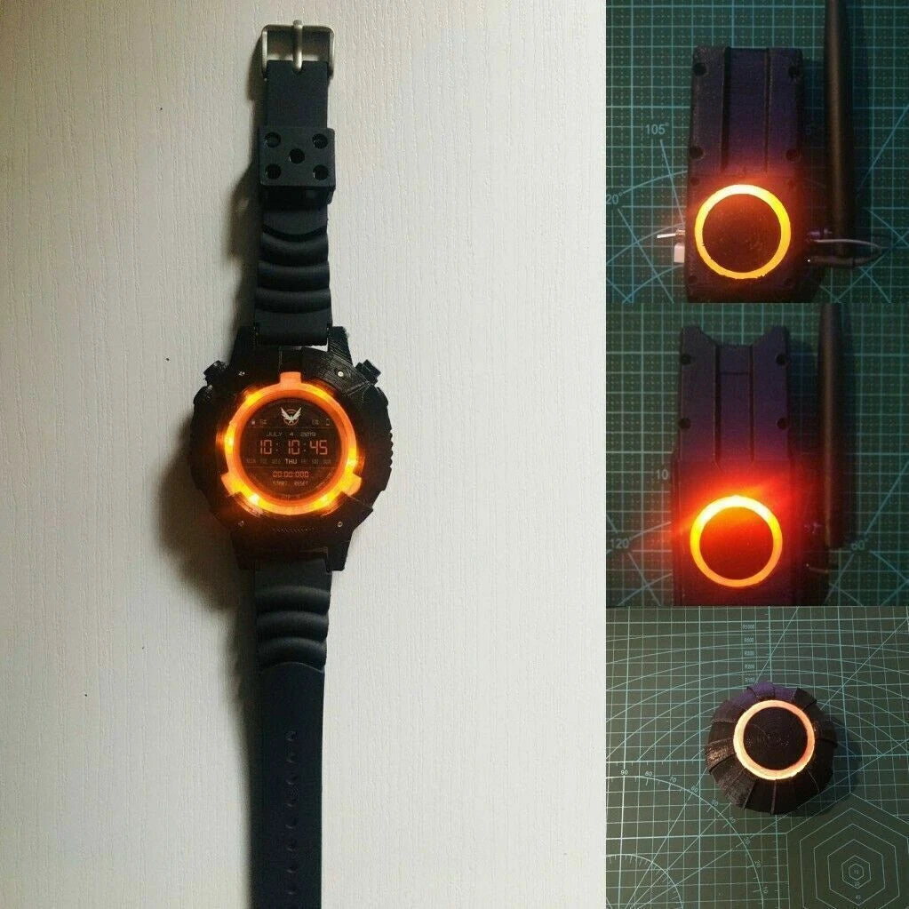 Multifunctional Tom Clancy's The Division Watch TD Cosplay Radio ISAC SeekerMine 07FC0E-D4 - KOEEK
