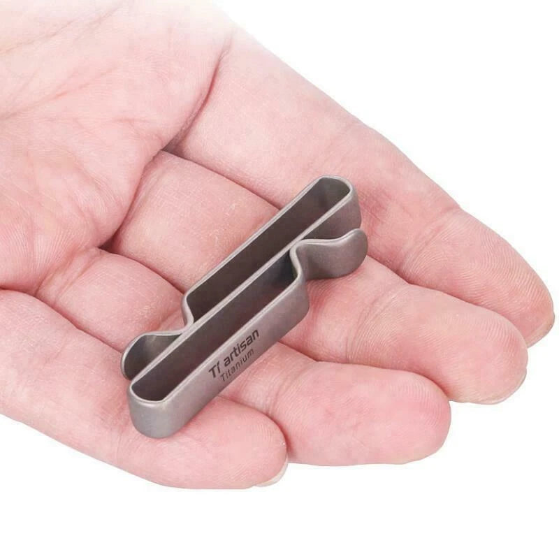 EDC Titanium Alloy Keychains Buckle Key Ring Quick Hanging Double-layer Buckle 07FC0E-D4 - KOEEK