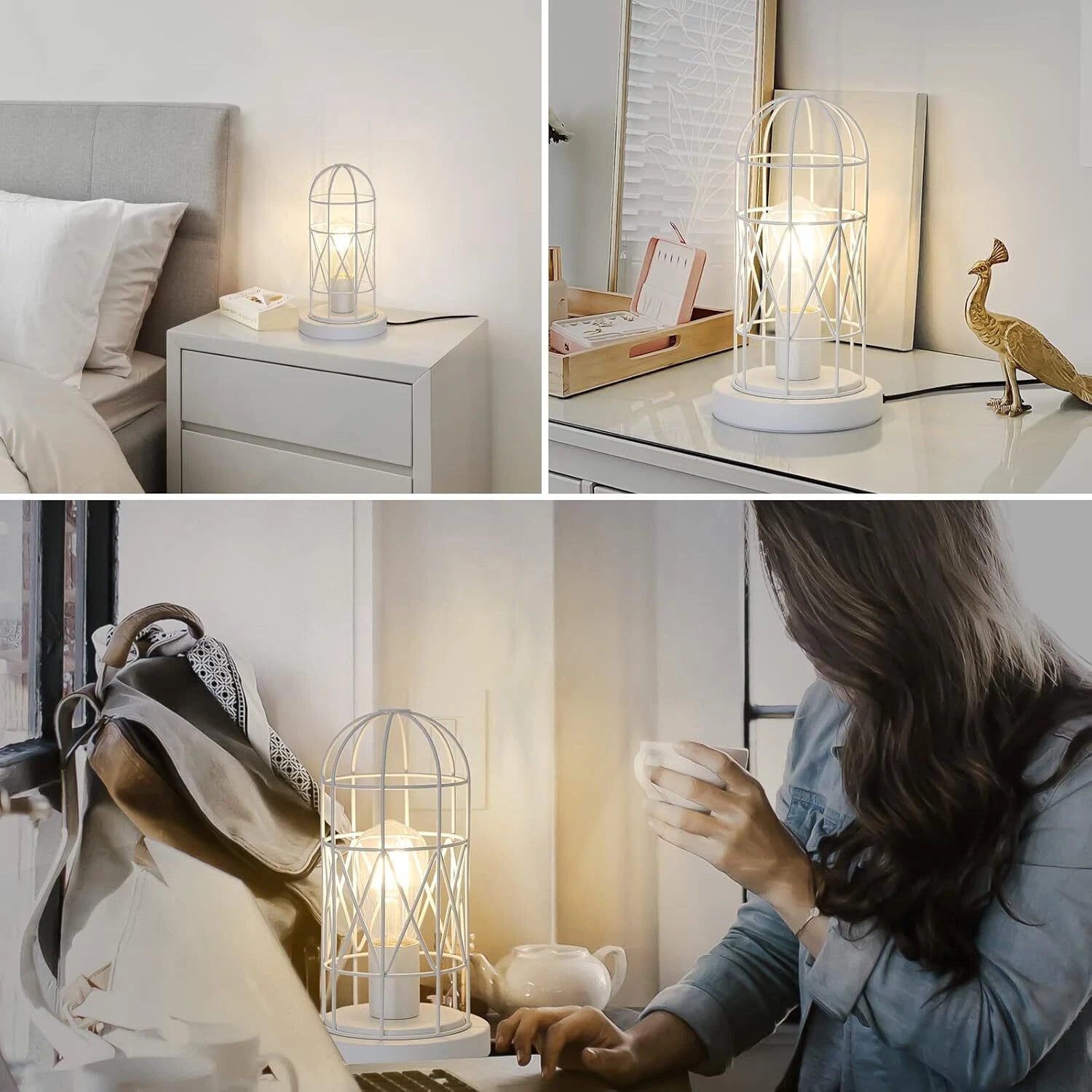 Bedside Touch Lamp Small Table Lamp For Bedroom Living Room Modern Bedside Lamps 07FC0E-D4 - KOEEK