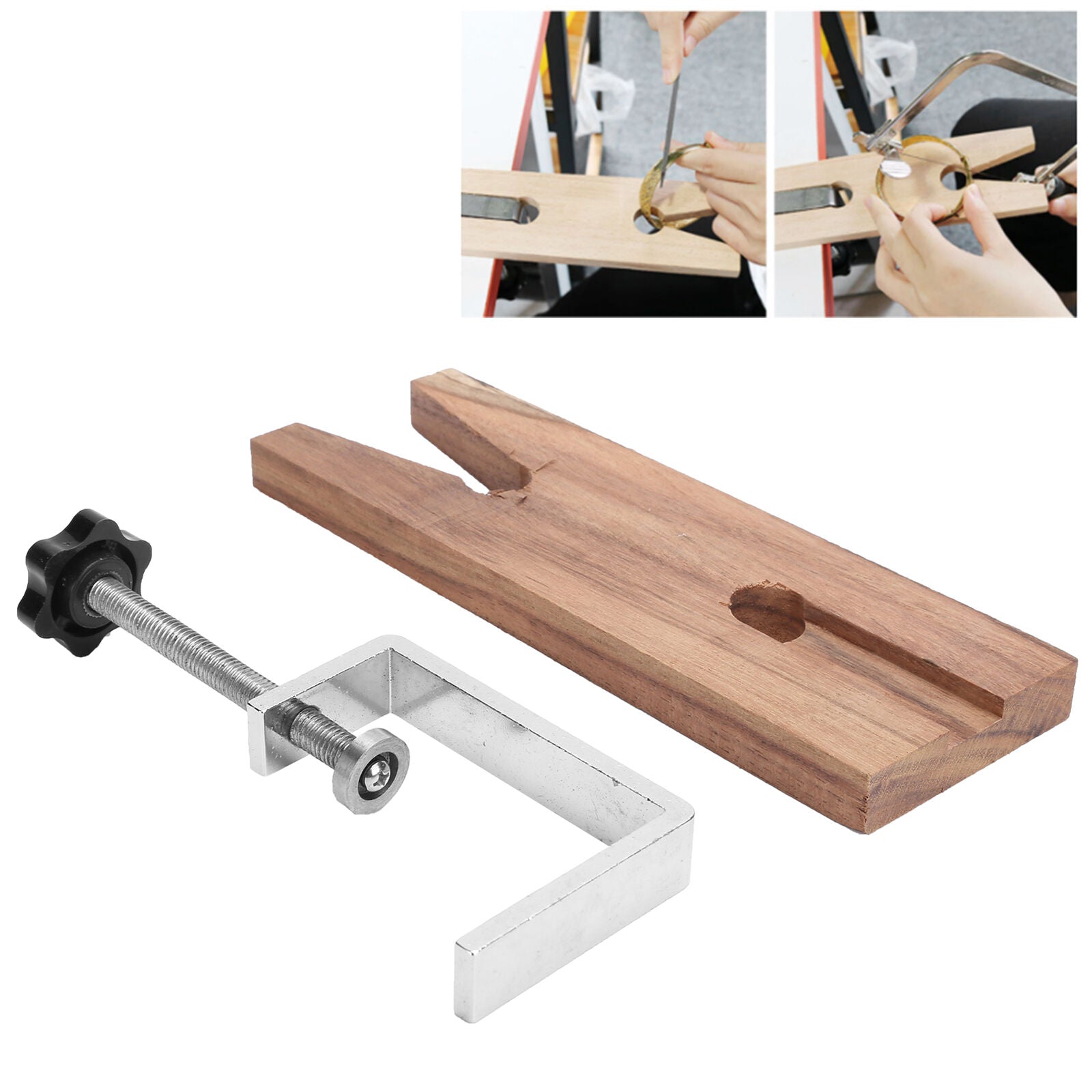 new Jewelers Bench Pin Clamp Wooden Workbench Jewelers Making Processing Tools US koeek - KOEEK