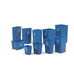 ny Rubbermaid Fg279100dblue 35 Gal Dome Flaske og dåse Genbrugstop, 20 In W/Dia,