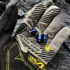 Titanium Alloy Knife Lanyard Bead Bottle Shape Paracord End Pendant Zip Pull EDC 07FC0E-D4 - KOEEK