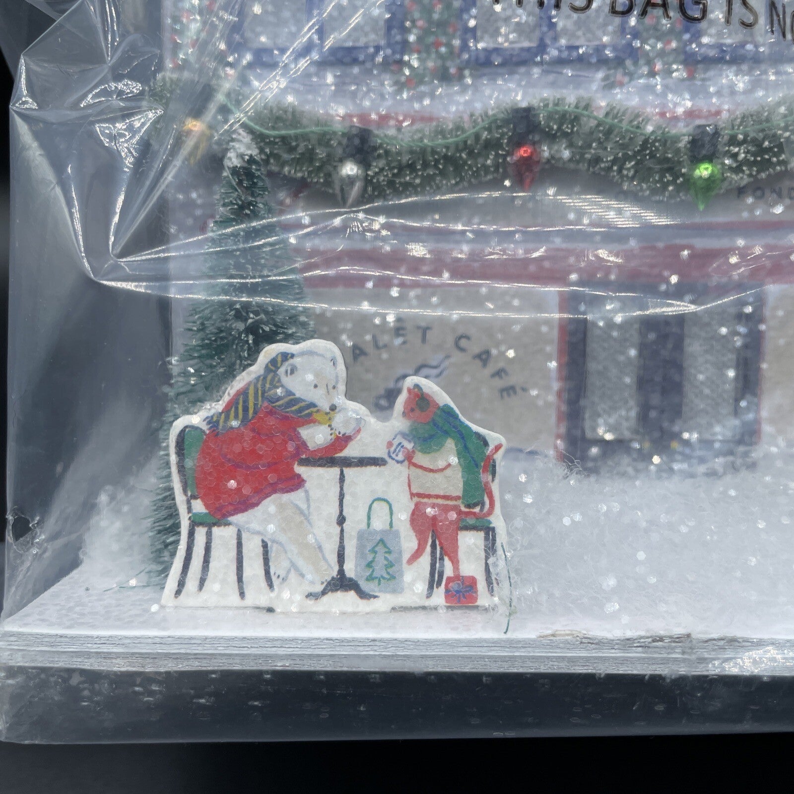 Anthropologie George & Viv Light-Up Village Chalet Cafe Shop Emily Taylor ANTHROPOLOGIE - KOEEK