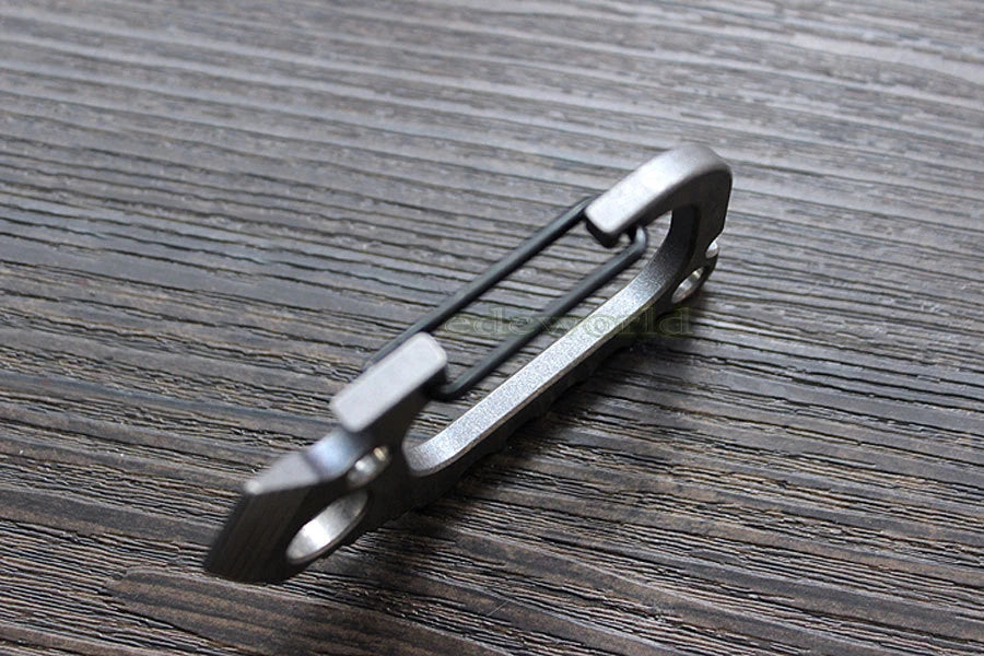 EDC TITANER Titanium TC4 CNC Ti Key Chain Carabiner Opener Crowbar Outdoor Tool TITANER - KOEEK