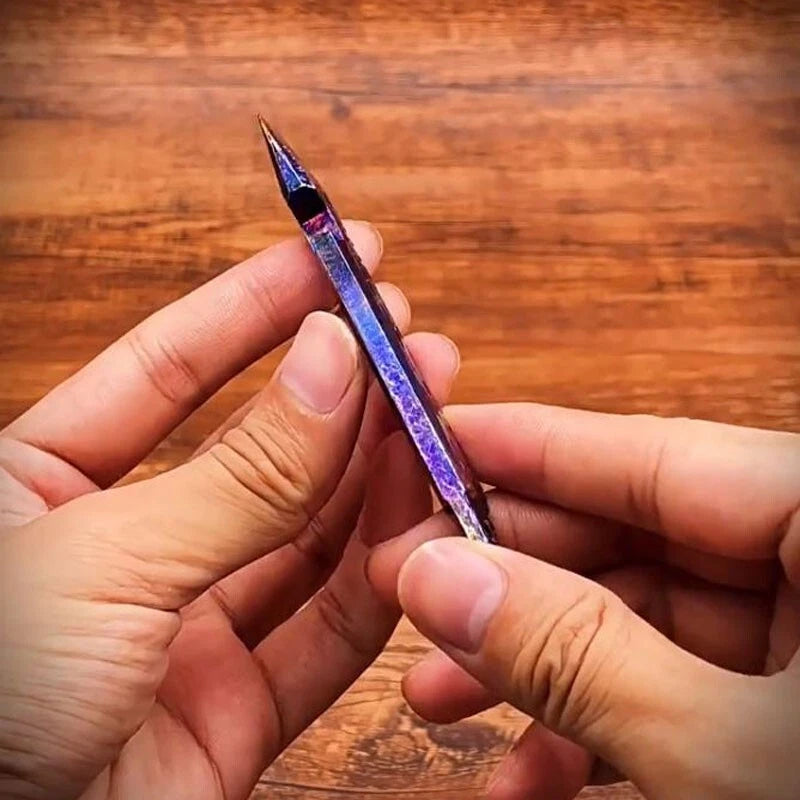 Hot Titanium Alloy Pry Bar Crowbar Multitool Opener Portable Outdoor Camping EDC 07FC0E-D4 - KOEEK