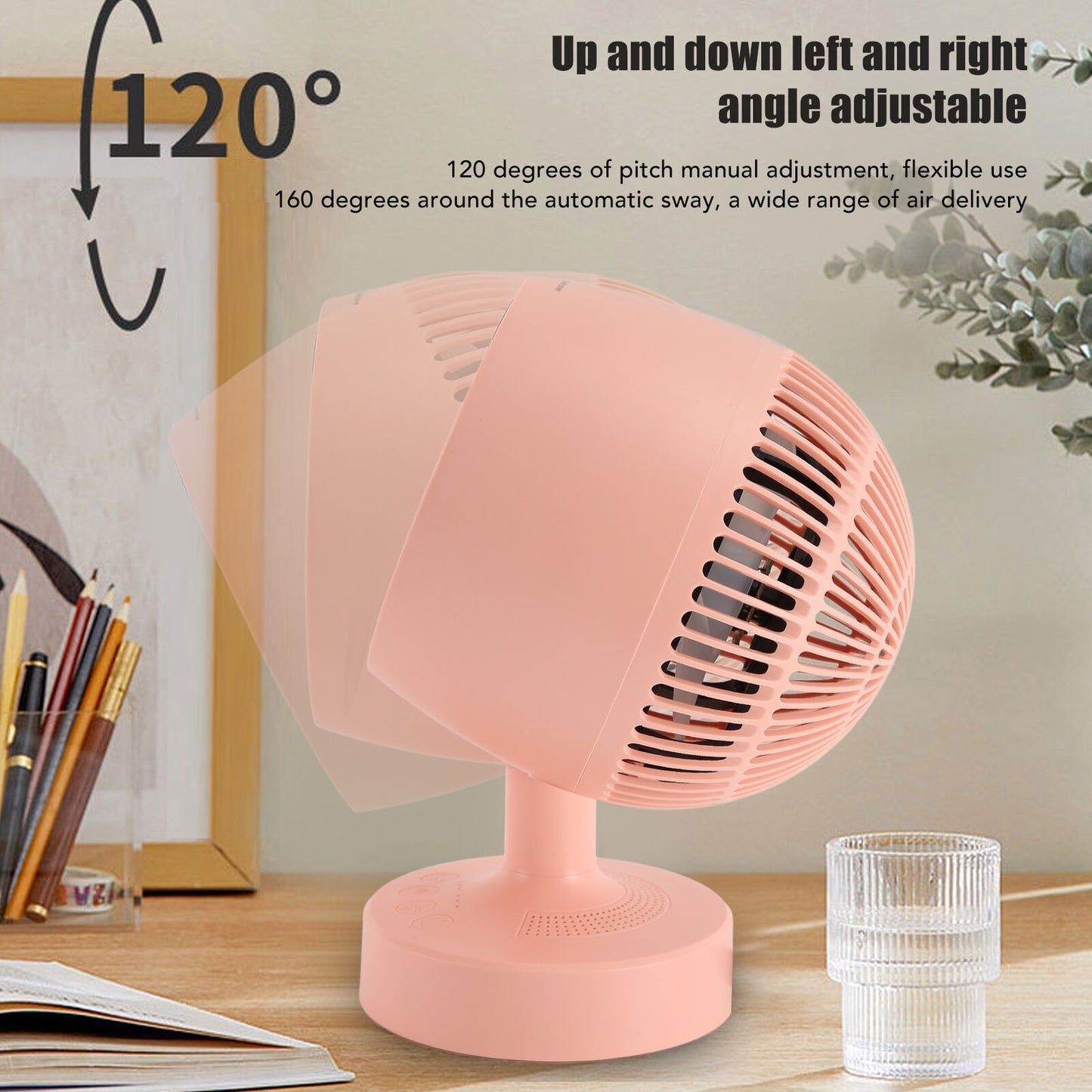 new (US Plug)Desk Heater Portable Hot Cold Heater Fan Low Noise 100-240V For Office koeek - KOEEK