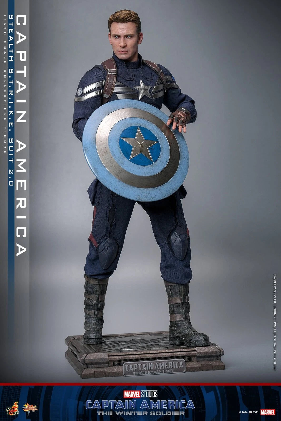 IN STOCK  Hot Toys MMS783 Captain America 1/6 Figure Stealth Strike Suit 2.0 HOT_TOYS - KOEEK