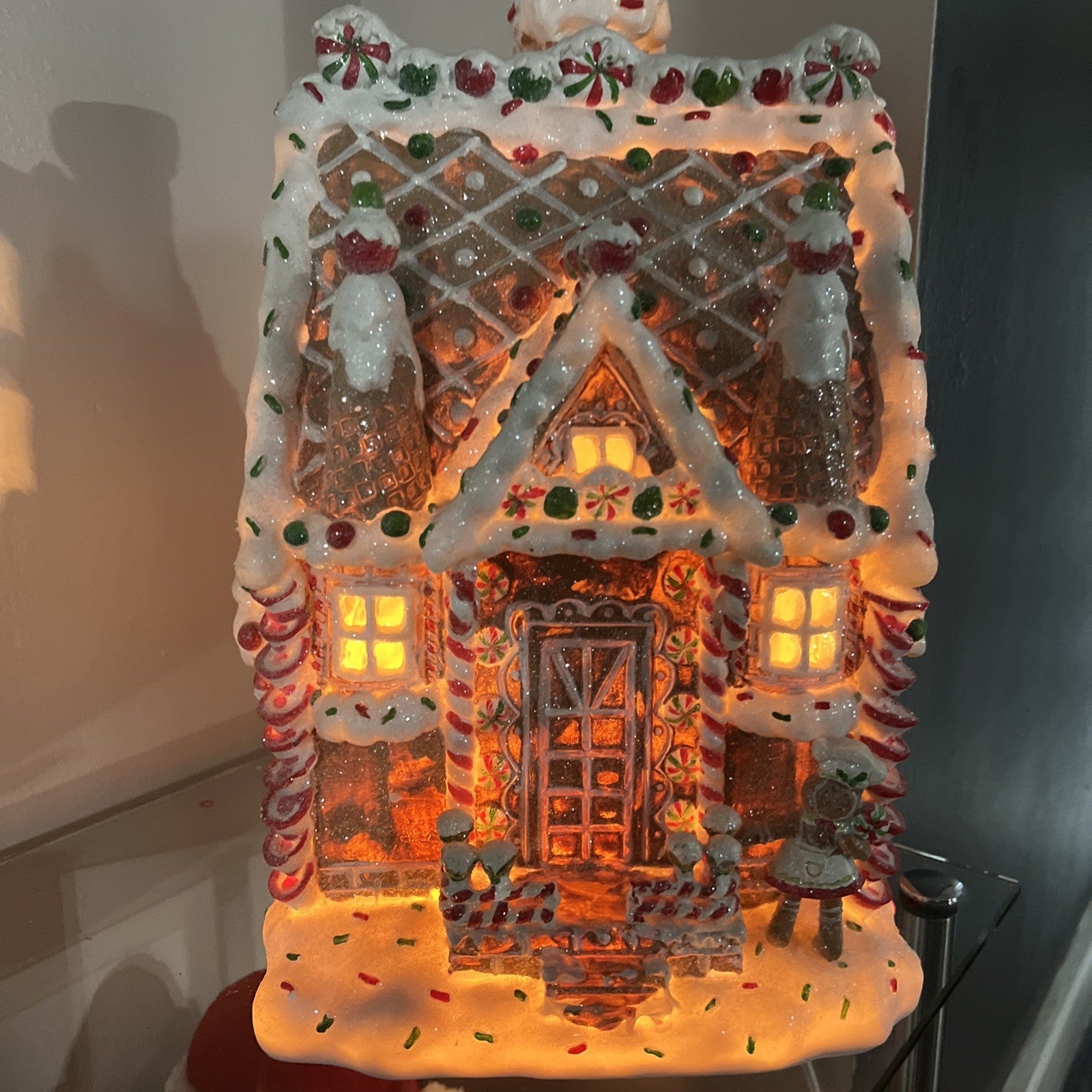 Cracker Barrel 13” Gingerbread House Accent Light Christmas W/Box CRACKER BARREL - KOEEK