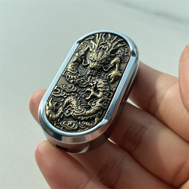 Exquisite Chinese Dragon Fidget Slider EDC Cool 3D Dragon Carving Fidget Toy 07FC0E-D4 - KOEEK