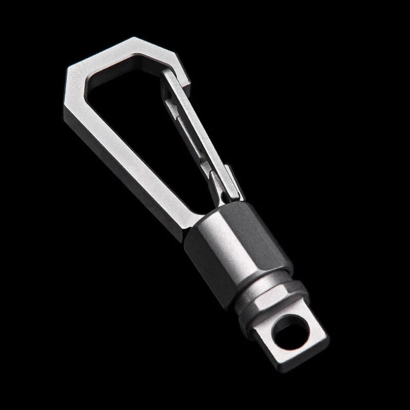Rotating Titanium Alloy Keychain Dual Quick Release Tool Keyring Car Keychain 07FC0E-D4 - KOEEK