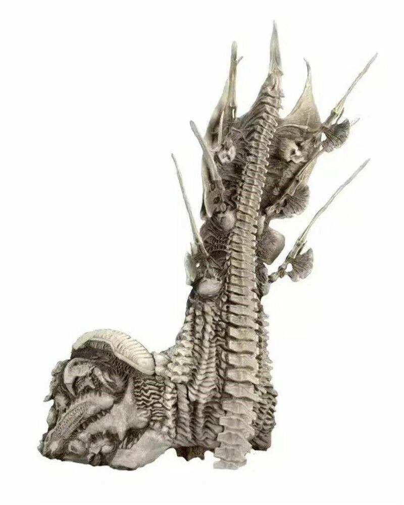 Predator Clan Leader Alien Bone Throne PVC Action Figures Diorama Element Model 07FC0E-D4 - KOEEK