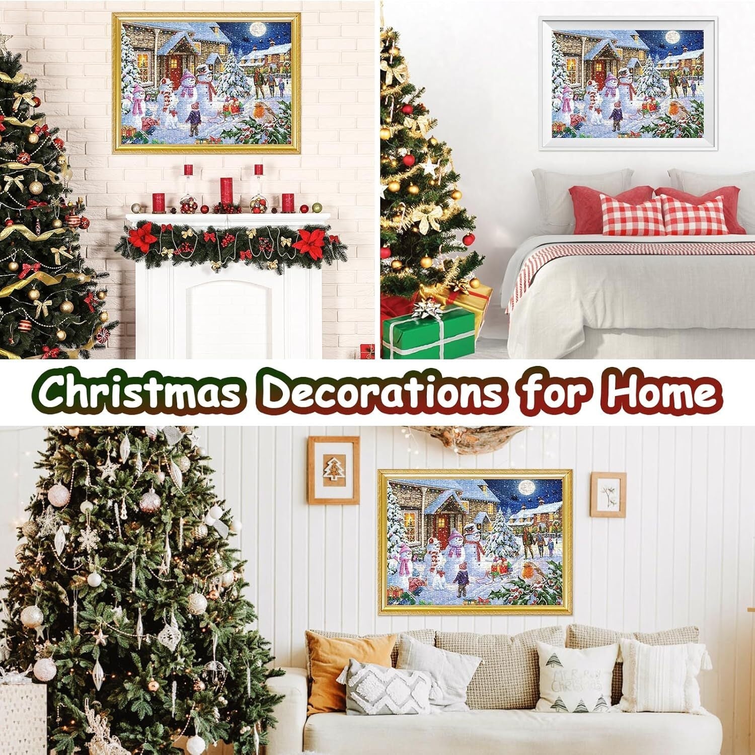 new Advent Calendar 2024 Christmas Jigsaw Puzzles, Vivid Snowman 07FC0E-D4 - KOEEK