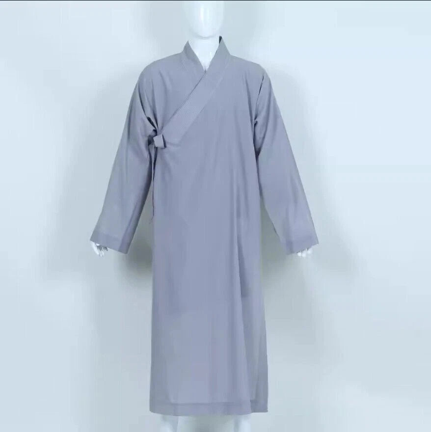 Shaolin Monk Clergy Robe Uniform Buddhist Meditation Kung fu Tai chi Suit Summer 07FC0E-D4 - KOEEK