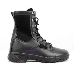 Russian Army   VKBO2.0 Black Combat Boots Leather Tactical Boots Gift 07FC0E-D4 - KOEEK