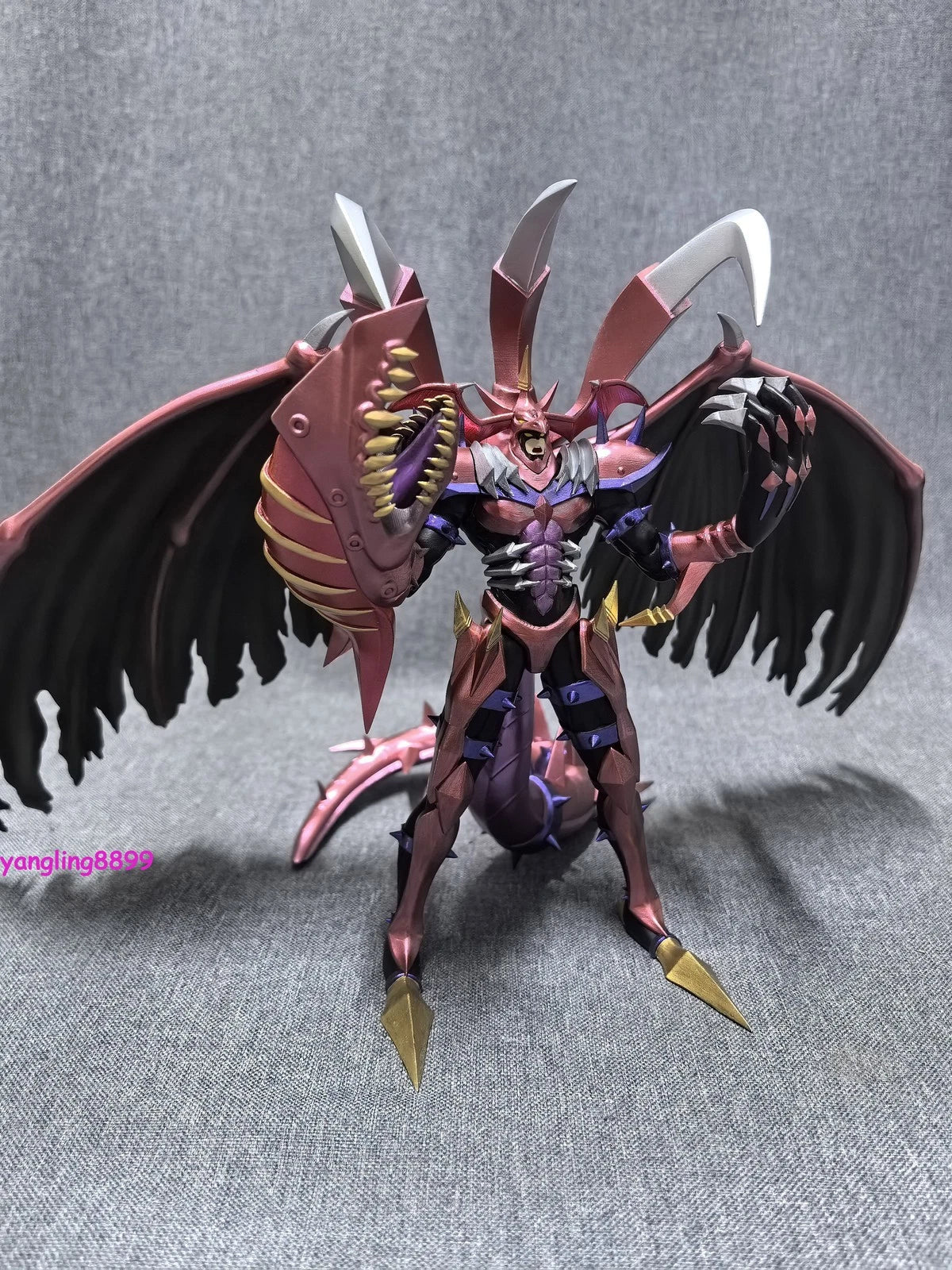 Yu-Gi-Oh! Duel Monsters GX Destiny HERO Bloo－D Resin Figure Model Collect 23cm 07FC0E-D4 - KOEEK