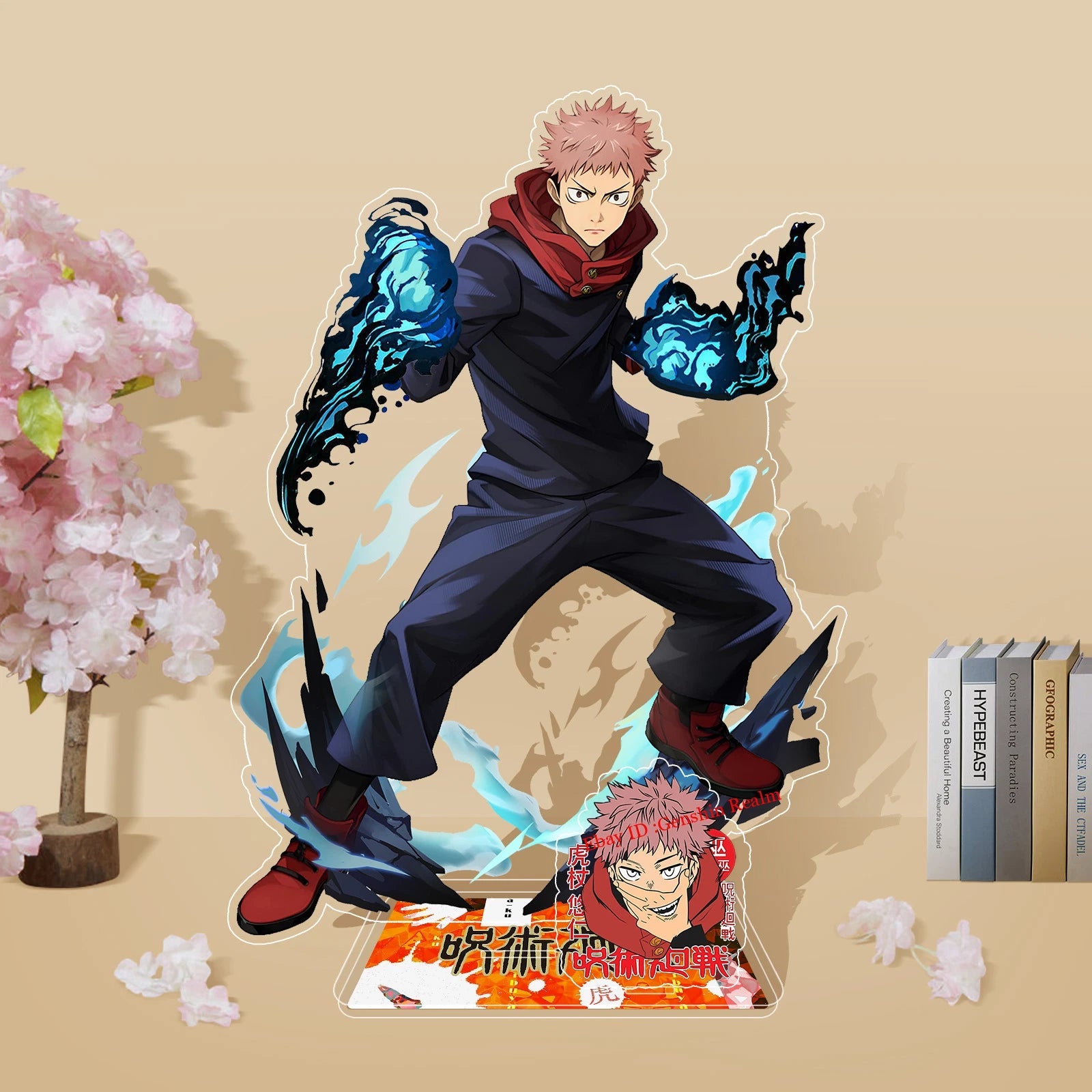 Anime Jujutsu Kaisen Itadori Yuji Stand Establish  Figure Acrylic Gift 07FC0E-D4 - KOEEK