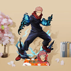 Anime Jujutsu Kaisen Itadori Yuji Stand Establish  Figure Acrylic Gift 07FC0E-D4 - KOEEK