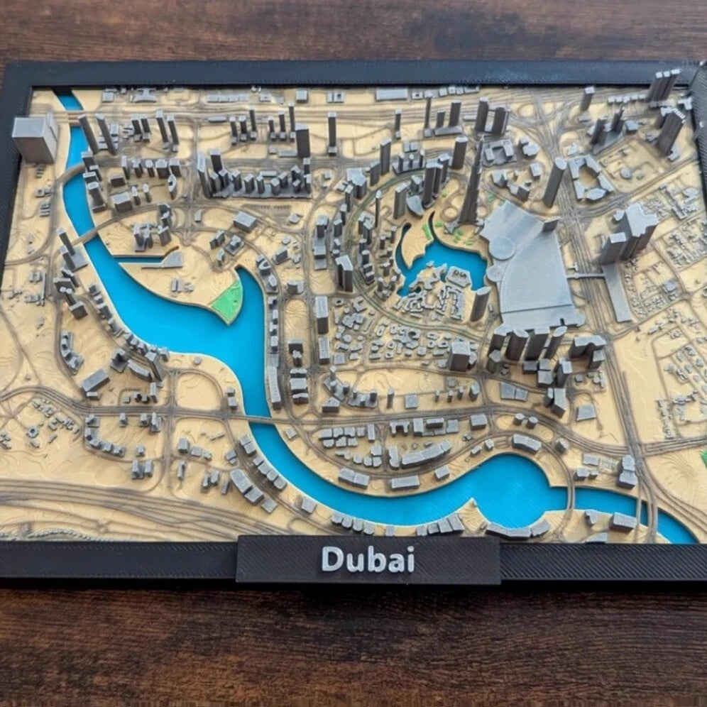 City Skyline/City Model 3D Printed Dubai/Vancouver/Melbourne/London/USA 07FC0E-D4 - KOEEK